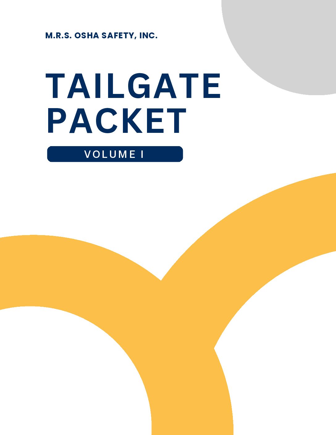 Toolbox Talks: Volume I